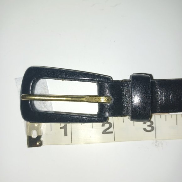 CIPRIANI 519125 LEATHER DRESS BELT - Picture 7 of 7